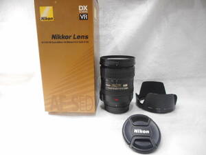 ☆Nikon レンズ　AF-S DX NIKKOR 18-200mm f/3.5-5.6 G ED レンズフード　USED品　箱入り