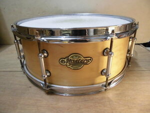 未調整品 Pearl MASTERS PREMIUM MAPLE SST 14×5インチ スネア 名器 パール プレミアム メイプル ウッド SN-14201スナッピー