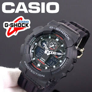 カシオ G-SHOCK GA-100MC-1AJF Military Color Series グレー文字盤 点検動作品