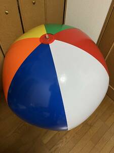 ビーチボール　6色　レトロ　直径1m
