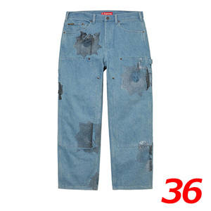 ★新品★Supreme Nate Lowman Double Knee Painter Pant Denim 36 シュプリーム×ネイト・ロウマン