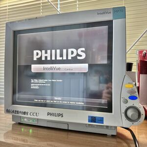 【PHILIPS】Intellivue MP70 フルセット　ベッドサイドモニター　医療　病院　日本光電　心電図　モニター　救急車　救急　ER クリニック