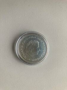 銀貨　オランダ　10グルデン　1970年　ジュリアナ　コインカプセル保管品