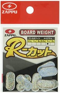 ZAPPU(ザップ) ボードウエイト Rカット ホログラム 1.0g.