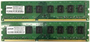 【8GB×2枚セット】Panram DDR3-1600(PC3-12800) 計16GB 中古メモリー デスクトップ用 DDR3 即決 動作保証【送料無料】