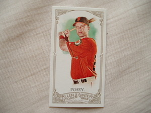 バスター・ポージー BUSTER POSEY ◆Topps Mini Card サンフランシスコジャイアンツ ミニカード タバコカード