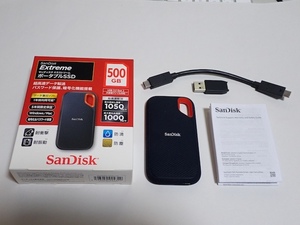 SanDisk ポータブルSSD エクストリーム　500GB 美品