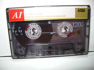 使用済み　中古　カセットテープ　富士アクシア　A1　Type1　ノーマル　120分　1本　片方爪あり　No64
