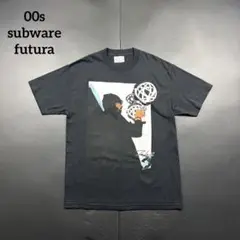 00s subware futura graphic tee black