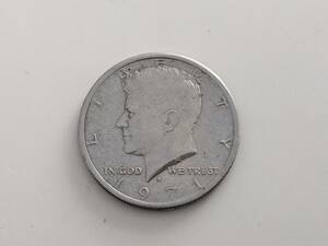 ケネディ50セント硬貨　1971年　アメリカ　コイン