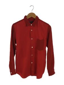 COMME des GARCONS HOMME◆長袖シャツ/S/ウール/RED