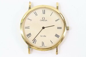 【ジャンク品】OMEGA オメガ De Ville デビル 195.0075 Cal.1378 クォーツ 腕時計 フェイスのみ 5210-N