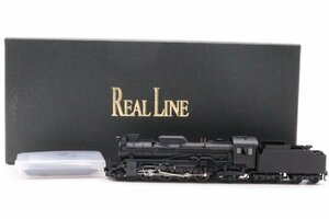 【中古美品】REAL LINE 1975 国鉄 D51 北海道型　D51 711 標準ギースル装備鉄道模型 蒸気機関車 箱付き【希少品】 1円～