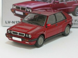 ランチア デルタHF インテグラーレ 16V（ワイン）LV-N130c【トミーテック社1/64ミニカー】【トミカの時】