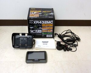 X-RIDE バイク用ポータブルナビゲーション RM-XR432MC バイクナビ 4.3インチワイド画面 防水仕様IPX5 ポータブルナビ 動作品