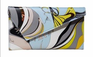 エミリオプッチ エンヴェロープ・クラッチ 長財布 フリーダ ブルー ESC21 9E160 071 EMILIO PUCCI