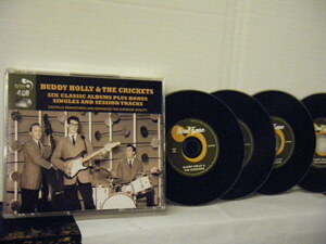 ▲4CD BUDDY HOLLY バディ・ホリー / 6 CLASSIC ALBUMS PLUS SINGLES & SESSION TRACKS 輸入盤 REAL GONE MUSIC RGMCD023◇r31002