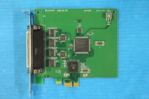 【CONTEC】シリアル通信 PCI Express ボード RS-232C 8ch [COM-8C-PE] / RS-232C 8CH 分配ケーブル [PCE78/9PS] 付属