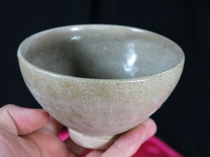 B　白釉碗②　東南アジア　本物　陶器　遺跡発掘品