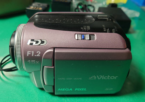 Victor ビクター　JVC　デジタルビデオカメラ　GZ-MG40-P　F1.2＆MEGA PIXEL　現状品