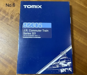 未使用品 TOMIX Nゲージ 92305 JR 321系通勤電車 増結セット