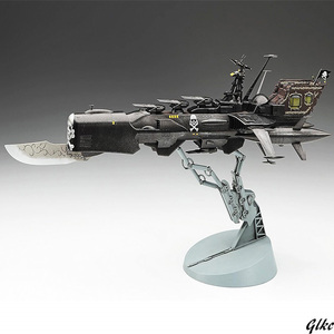 【組立必要】 模型　コレクション　工作　プラモデル　趣味　ホビー　宇宙海賊戦艦 1/1500　アルカディア三番艦[改]　船　強攻型