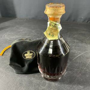 古酒 未開栓 長期保管品 お酒 アルコール COGNAC HENNESSY X.O ヘネシー XO バカラクリスタル デキャンタ/u29j