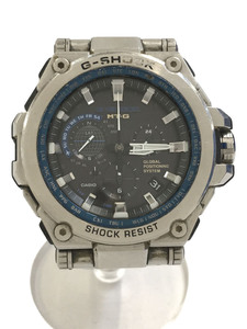 CASIO◆ソーラー腕時計・G-SHOCK/アナログ/SLV/MTG-G1000D-1A2JF