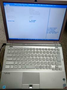 ★中古品 BIOS確認 SONY ソニー VAIO VGN-SR90S Intel Centrino 2D 2.260GHz VISTA 13.3インチ ノート PC ピンク★133