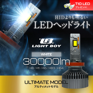 世界1位の明るさ?◆ H8/H11/H16/HB3/HB4 最新 LEDヘッドライト 30000LM 進化版 アルティメットモデル 爆光 最強ルーメン フォグ ハイビーム