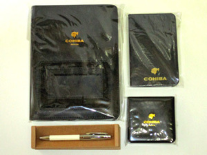 キューバンシガーCOHIBA/コイーバ☆モバイルビジネスファイルなど文房具4点セット【非売品】