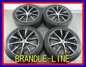 ■中古タイヤホイール■　BRANDLE-LINE SPEED AC-Ⅲ 19インチ 8J +45 5H 120 BRIDGESTONE VRX3 245/40R19 AW 激安 送料無料 K81