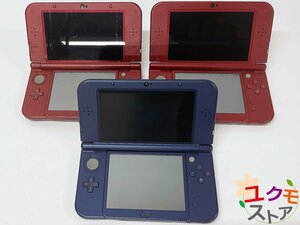 【開始価格1円】 ジャンク 任天堂 NINTENDO New ニンテンドー3DS LL new3DSLL 3DSLL 3台セット 本体