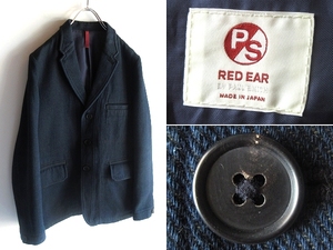 Paul Smith RED EAR ポールスミス レッドイヤー 2017AW コットンツイード 3Bテーラードジャケット ブレザー M インディゴ 藍色 日本製