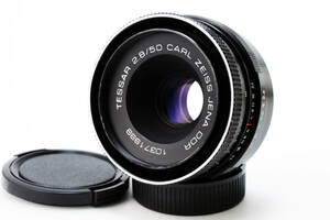 【美品/整備品/テスト画像有】 CARL ZEISS JENA TESSAR 50mm f2.8 / M42マウント レンズ ドイツ製 テッサー カールツァイス #4