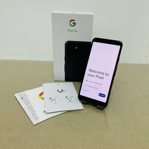 SIMフリー　Google Pixel 3a 64GB SIMロックなし　箱あり　i18149 コンパクト発送　　