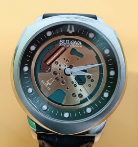 ■BULOVA ブローバ Accutron II アキュトロン 2 96A155 C877779 クォーツ腕時計 ※中古◆