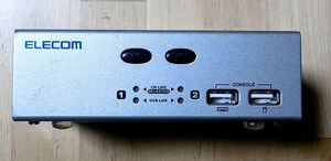 ELECOM　KVM-U2P2スイッチ　切替器 分配器