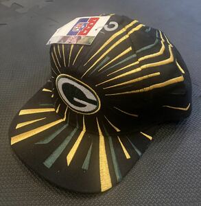Green Bay Packers Shockwave cap 90s グリーンベイパッカーズ　デッドストック　NFL アメリカンフットボール　アメフト