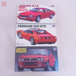 未組立 ハセガワ 1/24 フェラーリ 328 GTS/ランチア デルタ HF インテグラーレ 16v 等 まとめて3点セット Hasegawa【20