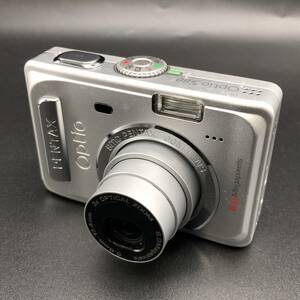 【通電のみ確認】PENTAX ペンタックス Optio S60 コンパクト デジタルカメラ シルバー オプティオ コンデジ デジカメ RICHO リコー