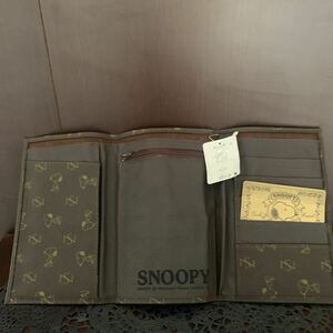 ★SNOOPY★スヌーピー★ウッドストック★当時物★お財布★三つ折★希少★レア物★WALLET SERIES★タグ付き★1958★大容量★パスポート
