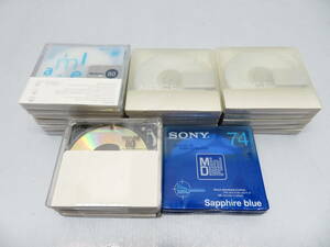 新品 MD ミニディスク SONY/maxell 74分/80分 22枚セット まとめて NEIGE/Sapphire blue 送料185円～