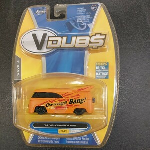 ◆Jada　Toys　ジャダトイズ ミニカー　V　DUB$　1/64 　62 VOLKSWAGEN　BUS　No.043 オレンジバグ　ドラッグレースカー
