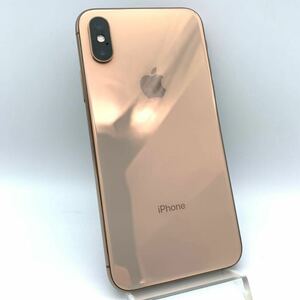 【SIMロック解除済】 iPhone XS ゴールド 256GB docomo◯ スマートフォン 本体のみ Apple アップル