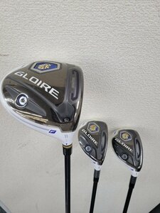 121143。Taylormade テイラーメイド GLOIRE グローレ F ドライバー UT 3本 1W U3 U5