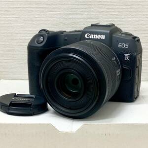 【動作確認済み】Canon EOS RP デジタル一眼レフカメラ LENS RF 35mm F1.8 MACRO IS STM キャノン レンズ マクロ 純正バッテリー2個付 中古
