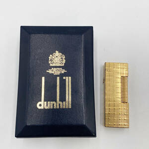 1円スタート激レア dunhill ダンヒル ピラミッドカット ゴールド ガスライター 30533 11-2 