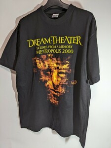 未使用自宅保管 DREAM THEATER ドリームシアター SCENES FROM A MEMORY オフィシャル バンドTシャツ プログレ メトロポリス 2000