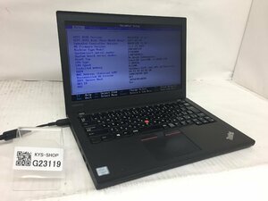 ジャンク/ LENOVO 20K5A0FSJP ThinkPad X270 W10DG Intel Core i3-6006U メモリ8.19GB ストレージ無し 【G23119】